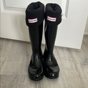 Hunter Black Rain Boots